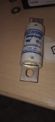 Used Ferraz Shawmut 1 Pole Fuse Block 1000 + Ferraz Shamut A50QS50-4 Fuse Fuses Arizona US | ASSET CONVERSION SPECIALISTS, INC. #1271351