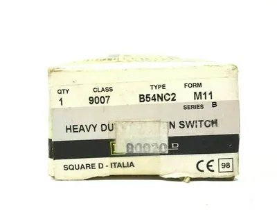 NEW SQUARE D 9007-B54NC2 LIMIT SWITCH SER.B 9007B54NC2