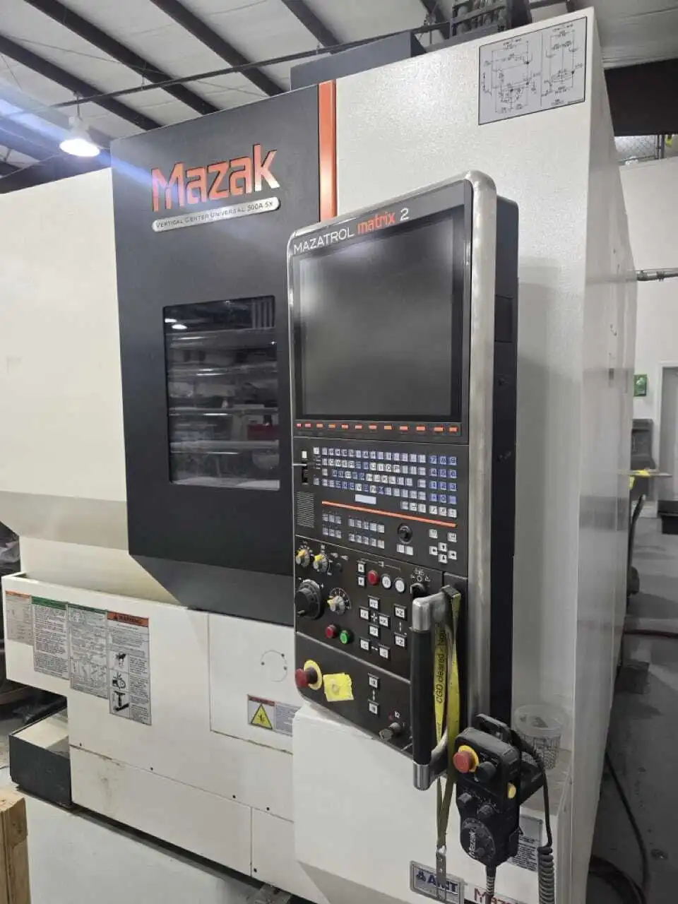 Used 2014 MAZAK VERTICAL CENTER UNIVERSAL 500A 5X Vertical Machining Centers (5-Axis or More) Ohio US | Toolquip, Inc. #1371627