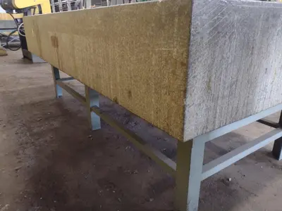 8' X 4' X 14" ROCK OF AGES PRECISION LAYOUT INSPECTION GRANITE TABLE: STOCK #23795