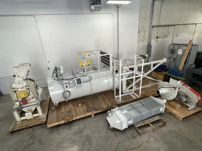 USED CSE BLISS, KICE INDUSTRIES, VENTURI JET COMPLETE HAMMER MILL SYSTEM (SEE BELOW FOR COMPONENTS)