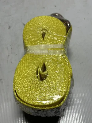 Ratchet Strap Tie Down J Hook 2” x 27’ long 10000 lb breaking strength