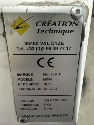 Used MULTIBOX INTERNATIONAL B.V. / CREATION TECHNIQUE MX06 Tray Formers Pennsylvania US | Ferguson Packaging Machinery #1483411