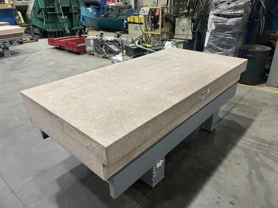 4′ x 8′  11.5″ Thick Pink Granite Surface Plate