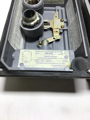Allen-Bradley 609-ACX NEMA Manual Motor Starting Switch