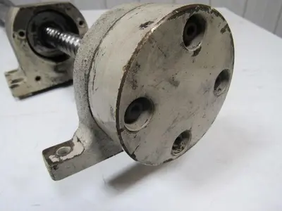 Ball Screw Assembly 25mm Dia Shaft 12mm Pitch 23mm Travel 42-1/2" OAL