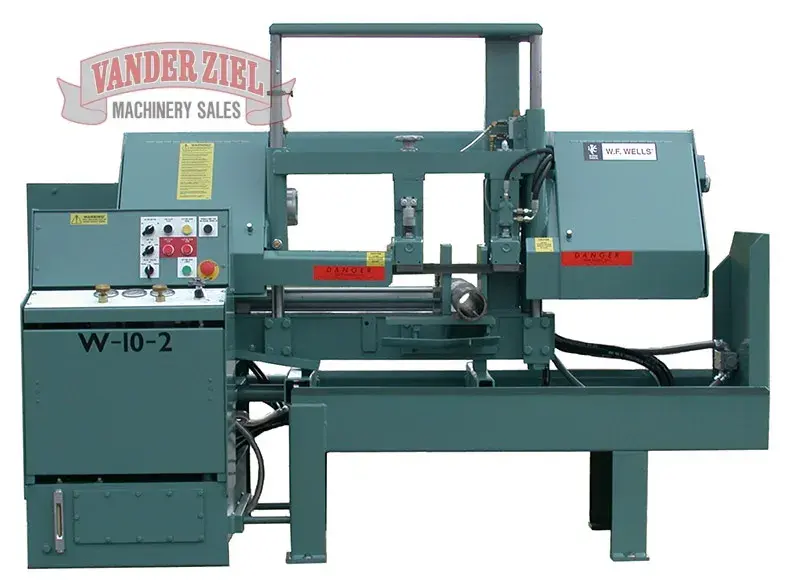 W.F. Wells 10" x 17" Semi-Automatic Horizontal Saw, Modoel W-10-2 - NEW