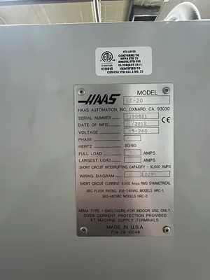 2012 HAAS ST-20 CNC Lathes | T.R. Wigglesworth Machinery Co. (9)