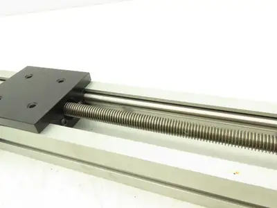 Thomson MS33-201244 Ball Screw Linear Actuator 13-9/16" Stroke 5/80" Per Rev