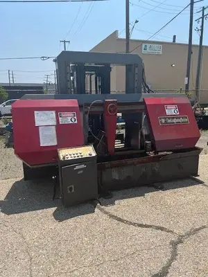 24" x 16"  CHEN LONG DOUBLE COLUMN HORIZONTAL BAND SAW