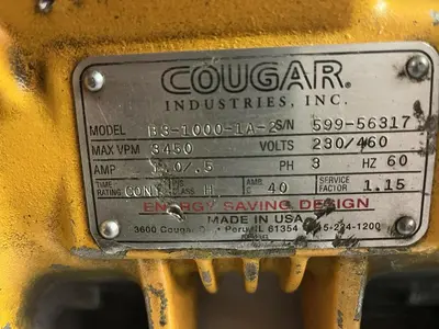 Used COUGAR B3-1000-1A-2 Misc Electrical & Power Parts Ohio US | Surplus Asset Holdings #1241795