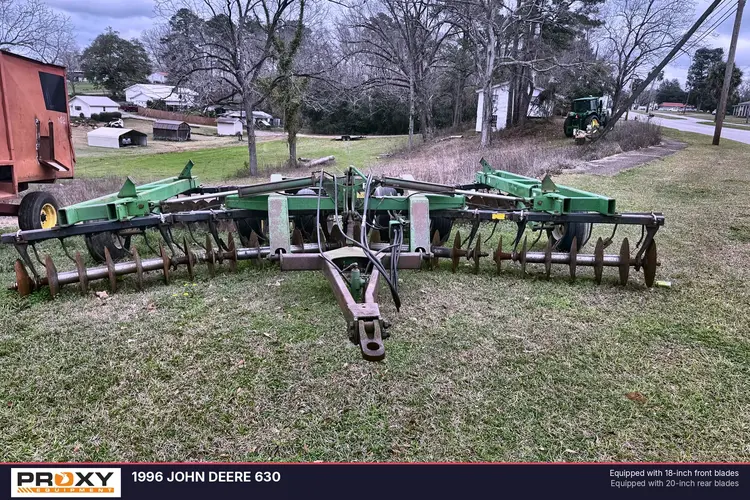 Used 1996 JOHN DEERE 630 Disc Harrows Louisiana US | Proxy Equipment #1385112