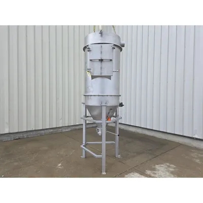 Used 2000 CFM Flexicon 316 Stainless Steel Pulse-Jet Filter Receiver 290 Sq/ft