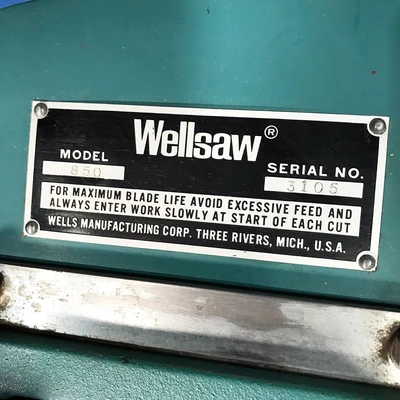 USED WELLSAW 850W