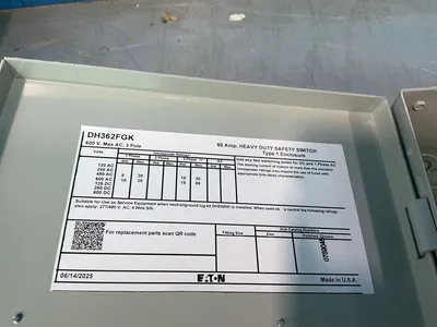 Used EATON DH362FGK Disconnects Ohio US | HGR 24 #1272643