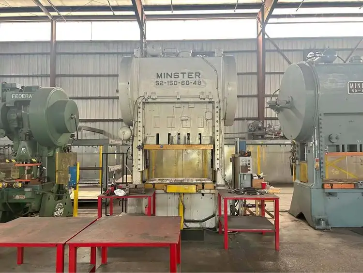Used MINSTER S2-150-60-48 Straight Side Presses Illinois US | Asset Exchange Corporation #304037