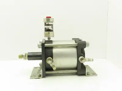 Hirotaka RB-160-30-28 Pneumatic Rush Booster Hydraulic Cylinder Booster 100 PSI