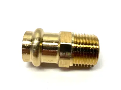 New | in-Stock Viega ProPress Adapter, 1/2" x 1/2", Press Conn. x MPT Bronze LOT OF 12 Plumbing Equipment Michigan US | Maverick Industrial Sales #1487322