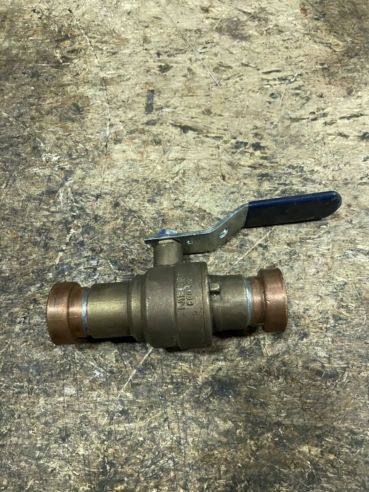NIBCO 1” Manual Brass Ball Valve 600CWP