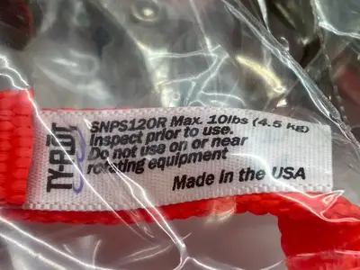 SNPS12OR | TY-FLOT Heavy Duty 12" Key Ring Tool Leash Lanyard Keychain Tether LOT OF 10 - New with tags