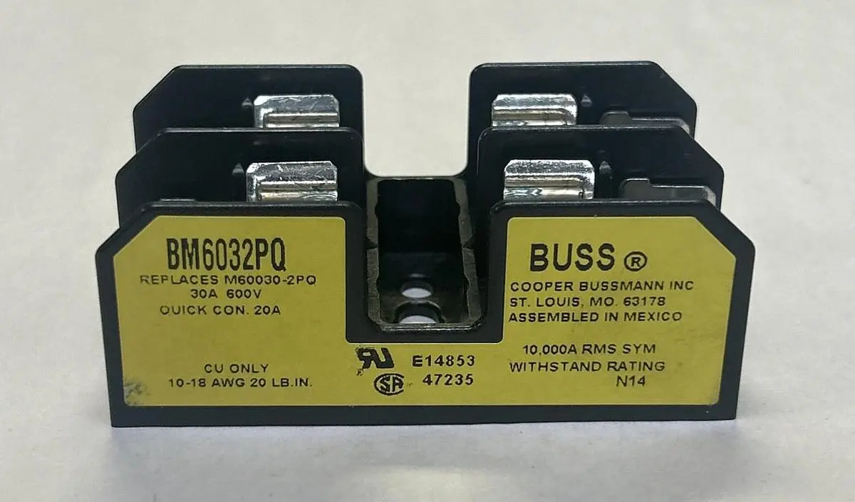 New | in-Stock BUSSMANN BM6032PQ Miscellaneous Equipment (Electrical & Power) Ohio US | Surplus Asset Holdings #1209531