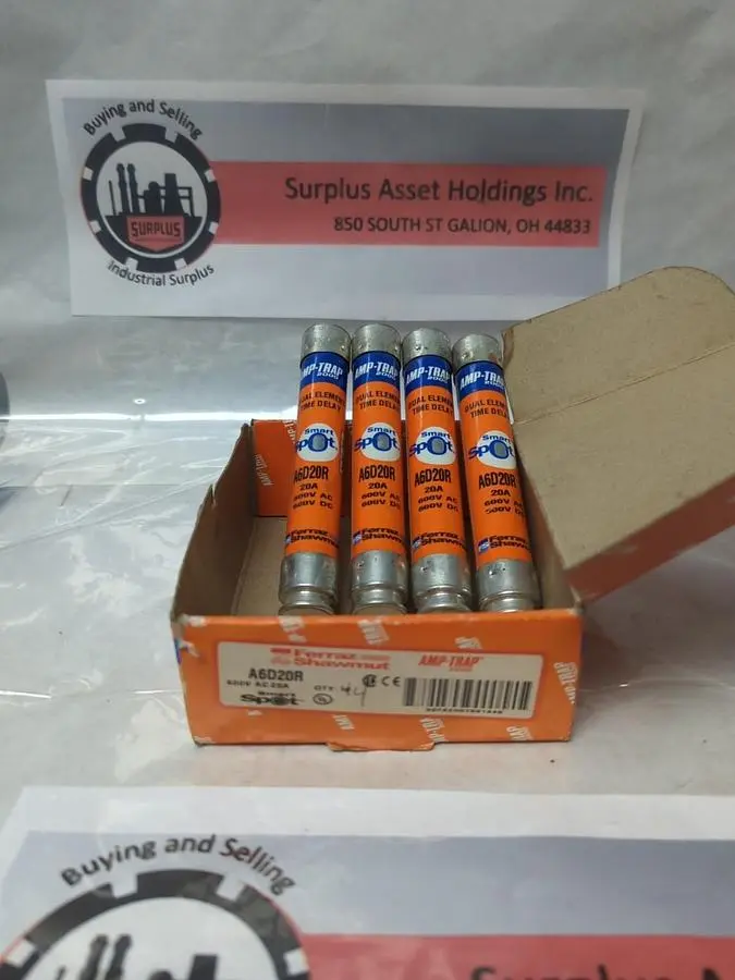 New | in-Stock FERRAZ SHAWMUT A6D20R Miscellaneous Equipment (Electrical & Power) Ohio US | Surplus Asset Holdings #1235582