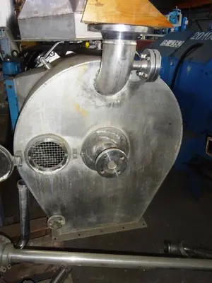 (2) Heinkel HF 600 Inverting Filter centrifuges, 316SS.