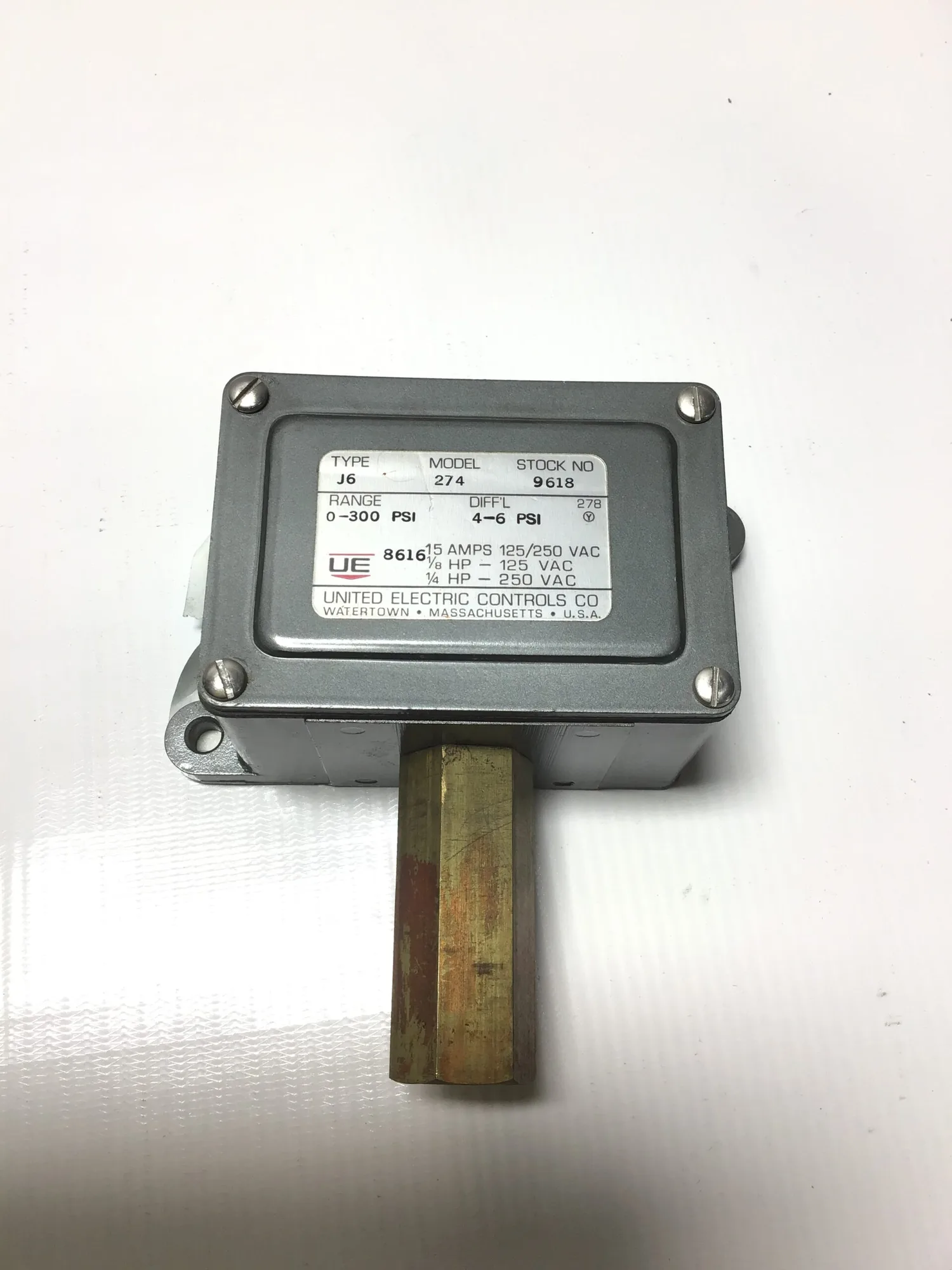 UE J6-274 9618 Pressure Switch 0-300PSI