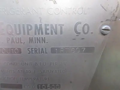Sunset #MCR200U10, Refrigerated milk cooler w/milk master agitator drive