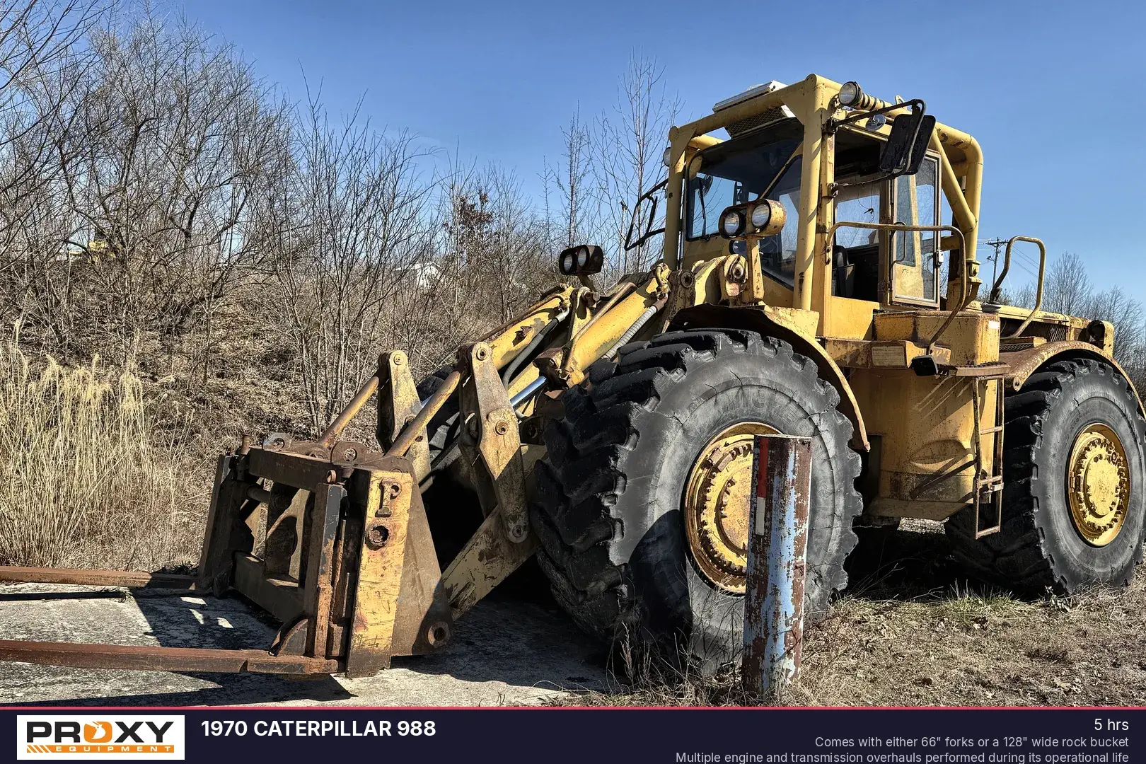 Used 1970 CATERPILLAR 988 Wheel Loaders Kentucky US | Proxy Equipment #1378106