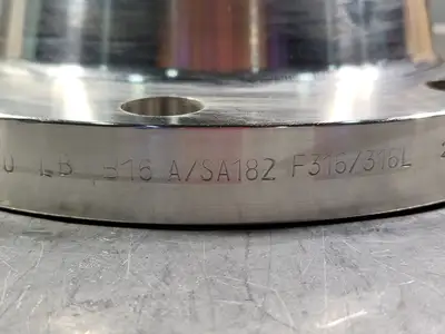 6" Class 150 Weld Neck Raised Face Flange A/SA182 F316/F316L B16