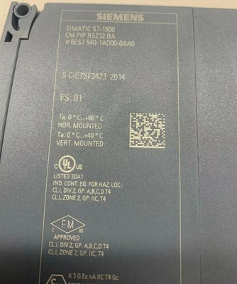 Used SIEMENS 6ES7 540-1AD00-0AA0 PLC Input & Output | J&J Industrial Supply #501305