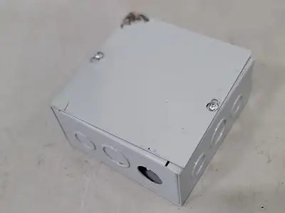6"x6"x3" Screw Cover Junction Pull Box, 12 Knockouts