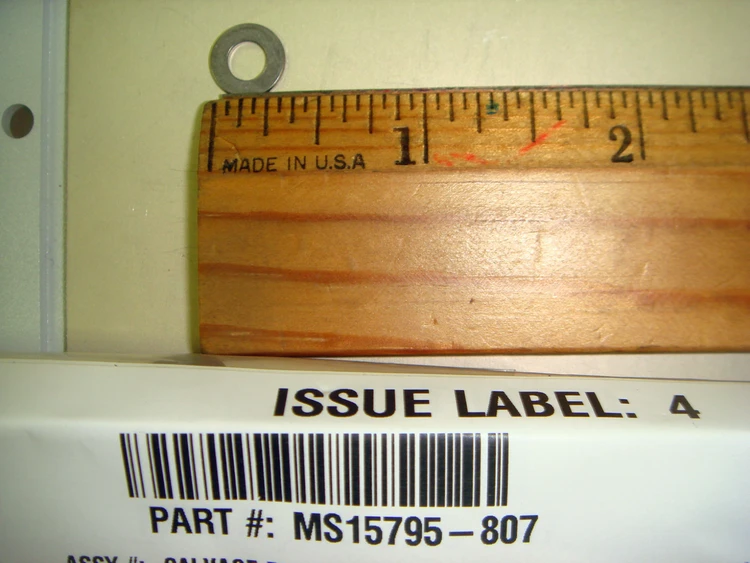 New | in-Stock Flat washer screws MS15795-807 Hardware Washers Arizona US | ASSET CONVERSION SPECIALISTS, INC. #312089