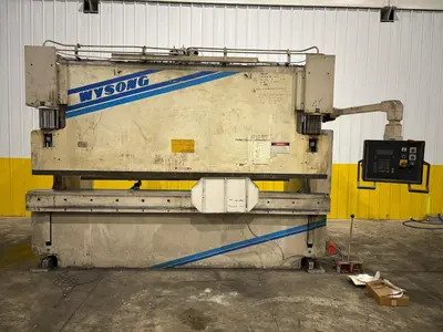 180 TON X 12' WYSONG MODEL #FAB180-144 HYDRAULIC PRESS BRAKE: STOCK #10742