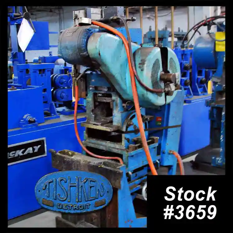 Used TISHKEN CO-T-6A Cut-Off Presses Ohio US | Universal Tube & Rollform Equipment Company #280324