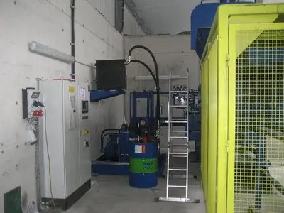 USED 2013 ATM SCRAP BALER 40X40