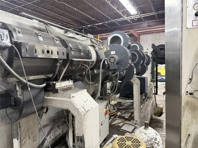 6" Welex Extruder, 30:1 L/D, 500 HP AC Motor