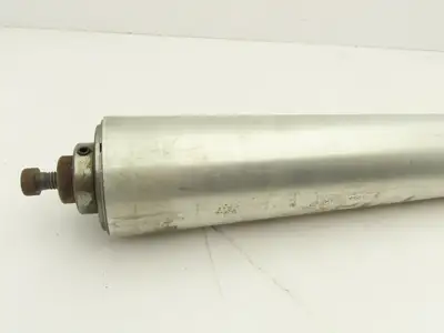 3.25"x 34" Aluminum Conveyor Pulley Roller 38" OAL 1.25" Shaft