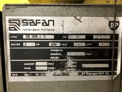 USED SAFAN CN 250 X 3