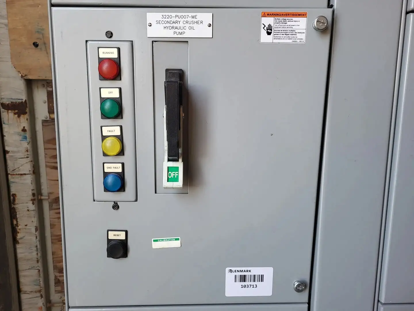 Full Voltage Non-Reversing MCC Bucket Size 1