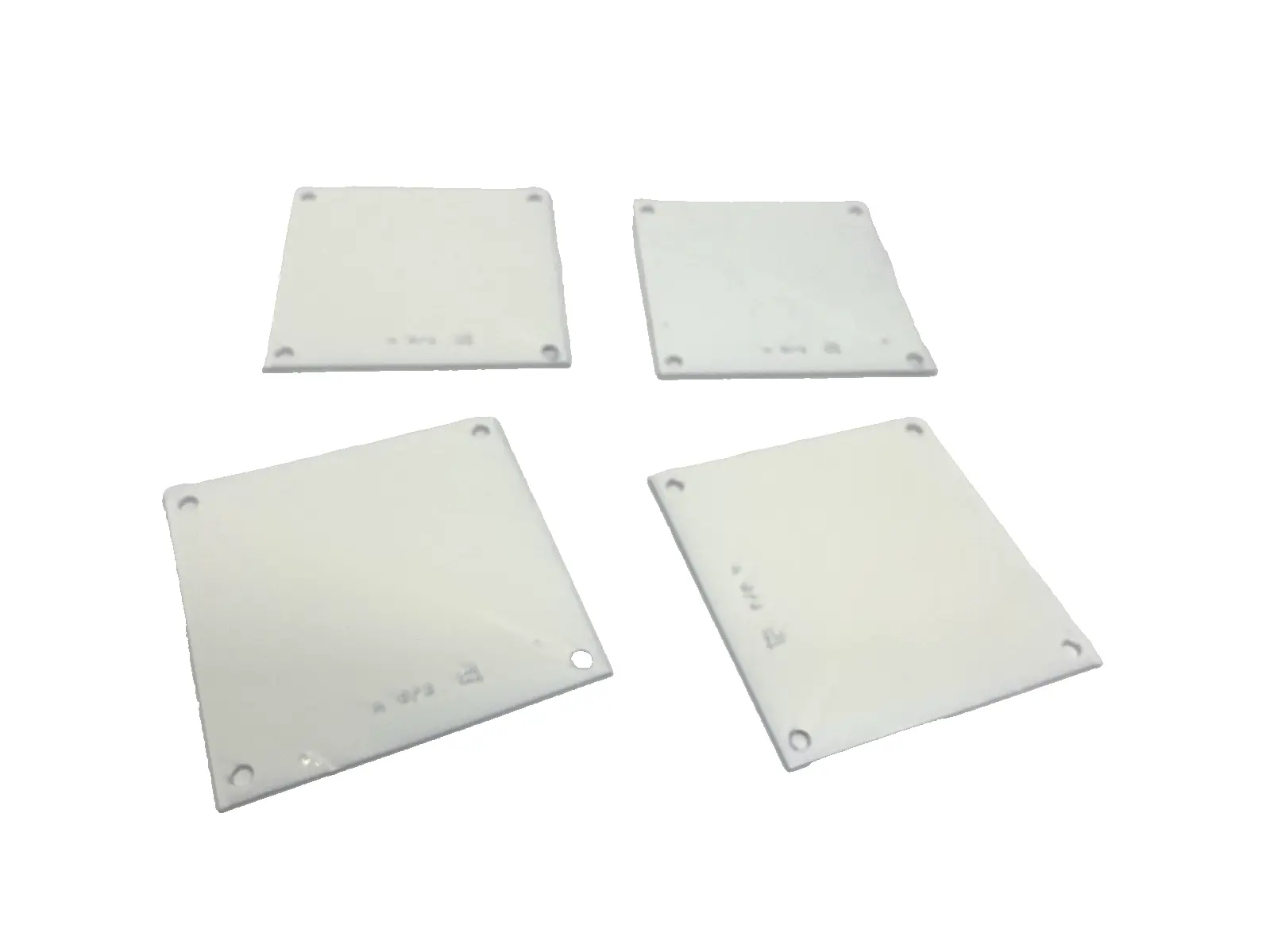 A6P6 | Hoffman  Interior Enclosure Panel, Fits 6"x6" Junction Box, White, LOT OF 4 - New – Open box