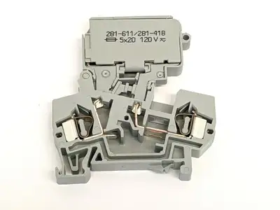 USED WAGO 2-CONDUCTOR FUSE TERMINAL BLOCK