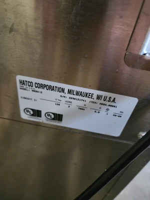 USED Hatco HRDW-2