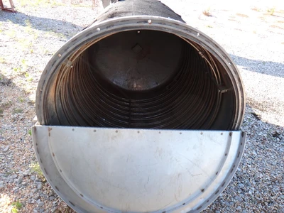 145 Gallon 304 Stainless Vertical Tank