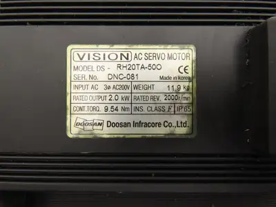 Used VISION _UNKNOWN_ Servo Motors Indiana US | Arrow Industrial #555821