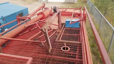 USED 29 M3 (182 BBL) SKID MOUNTED 2 COMPARTMENT MUD TANK