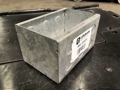 6x4" High Voltage Pre-Ganged Masonry Box