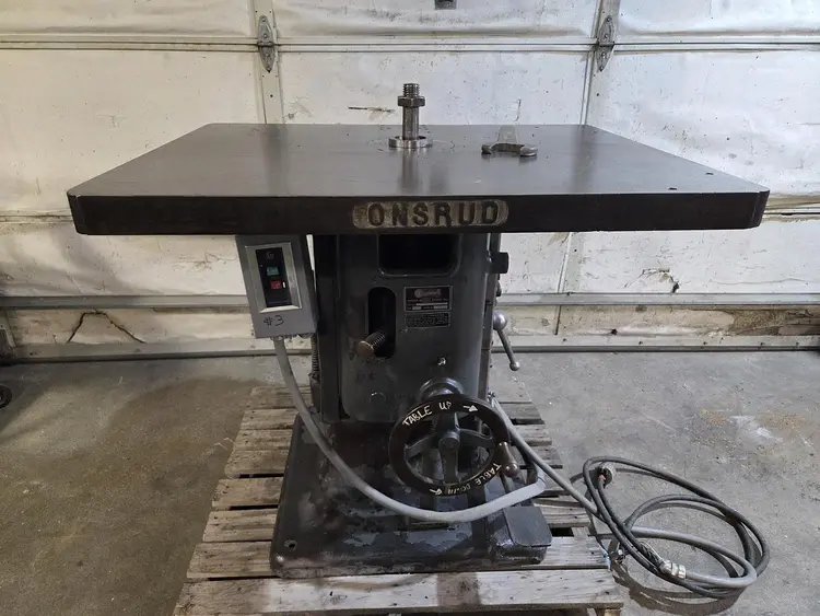 Used 1948 ONSRUD W200 Woodworking Shapers | John G Weber Co Inc #344428
