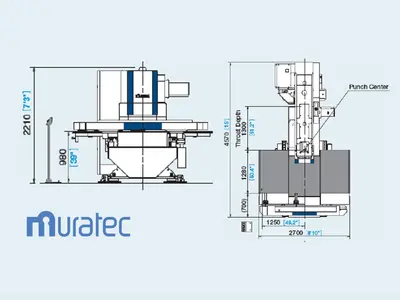 Used 2020 MURATEC MOTORUM M2044TC Turret Punches Illinois US | Machine Factory Outlet #1263075